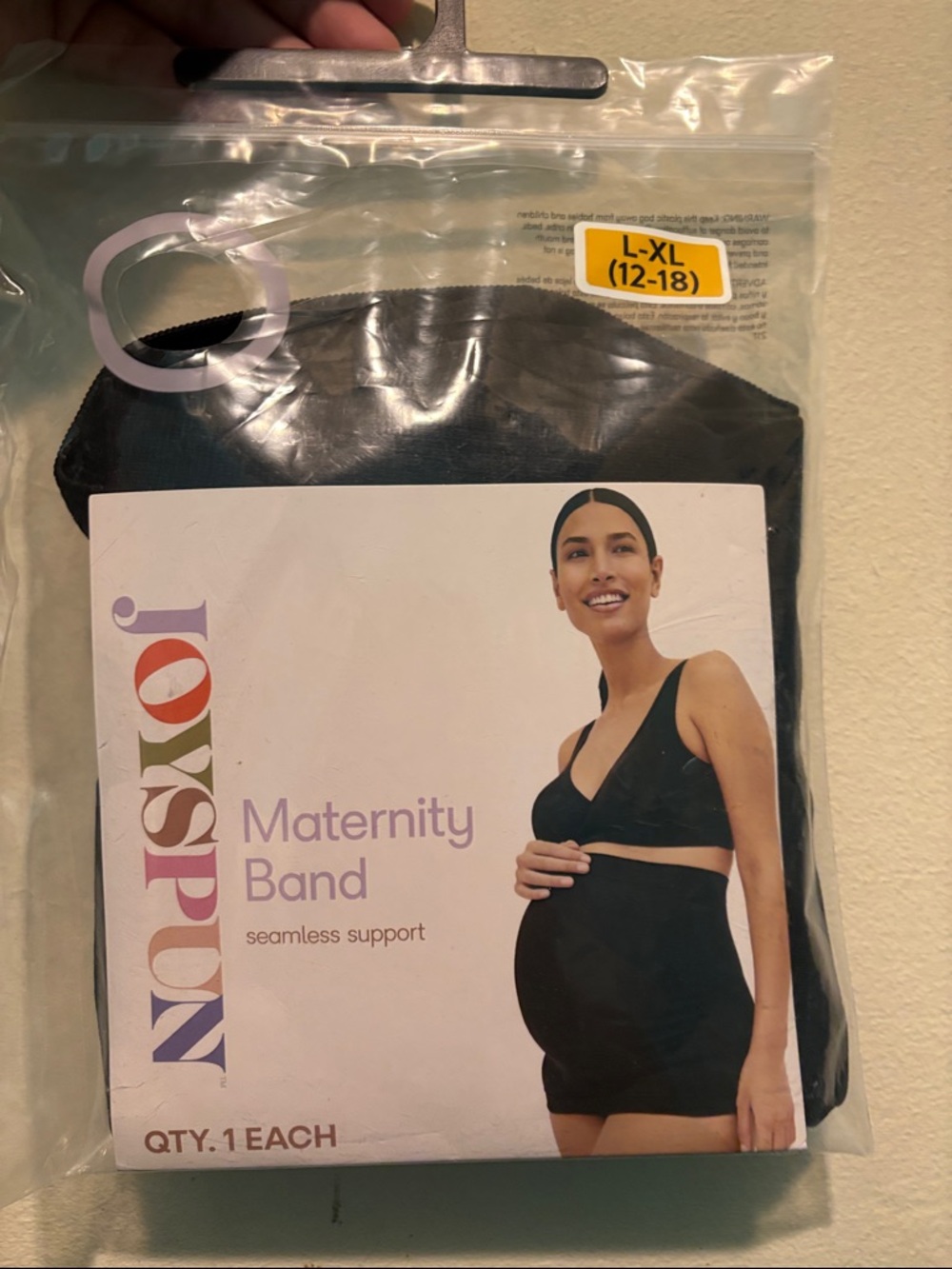Nopads Black Maternity Band - Seamless Support